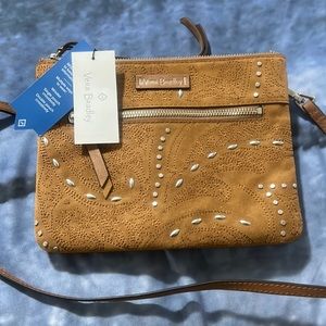 Vera Bradley leather gallatin custom crossbody